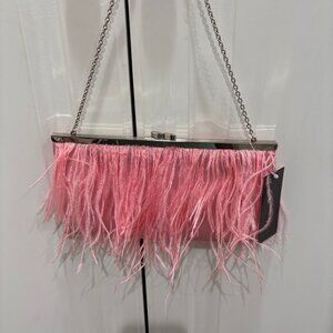NWT – BCBG Coral Feather Envelope Purse
